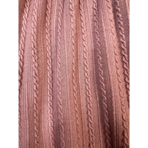 GiGio USA Women’s Textured Pink Mauve Knit Babydoll Top Size M - Picture 6 of 6